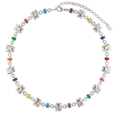 MOLAR NECKLACE/ 925 STERLING SILVER/ ENAMEL