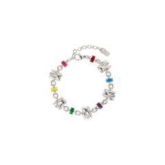 MOLAR BRACELET/ 925 STERLING SILVER/ ENAMEL