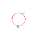 MOLAR LIGHT PINK CORD BRACELET/ 925 STERLING SILVER